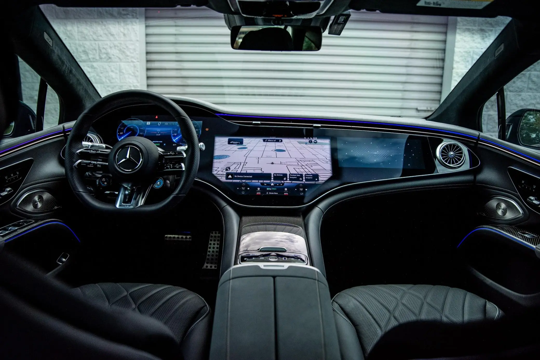 Neatly used 2022 Mer-ce-des-AMG EQS Hyperscreen, Dual-Motor AWD Sedan Transmission Automatic (7-Speed) for sale