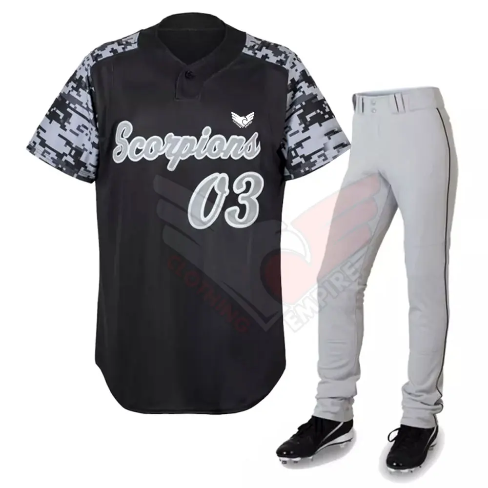 100% Polyester Softball Baseball Uniforms Custom Design Baseball Jerseys & Pants Softball Uniforms