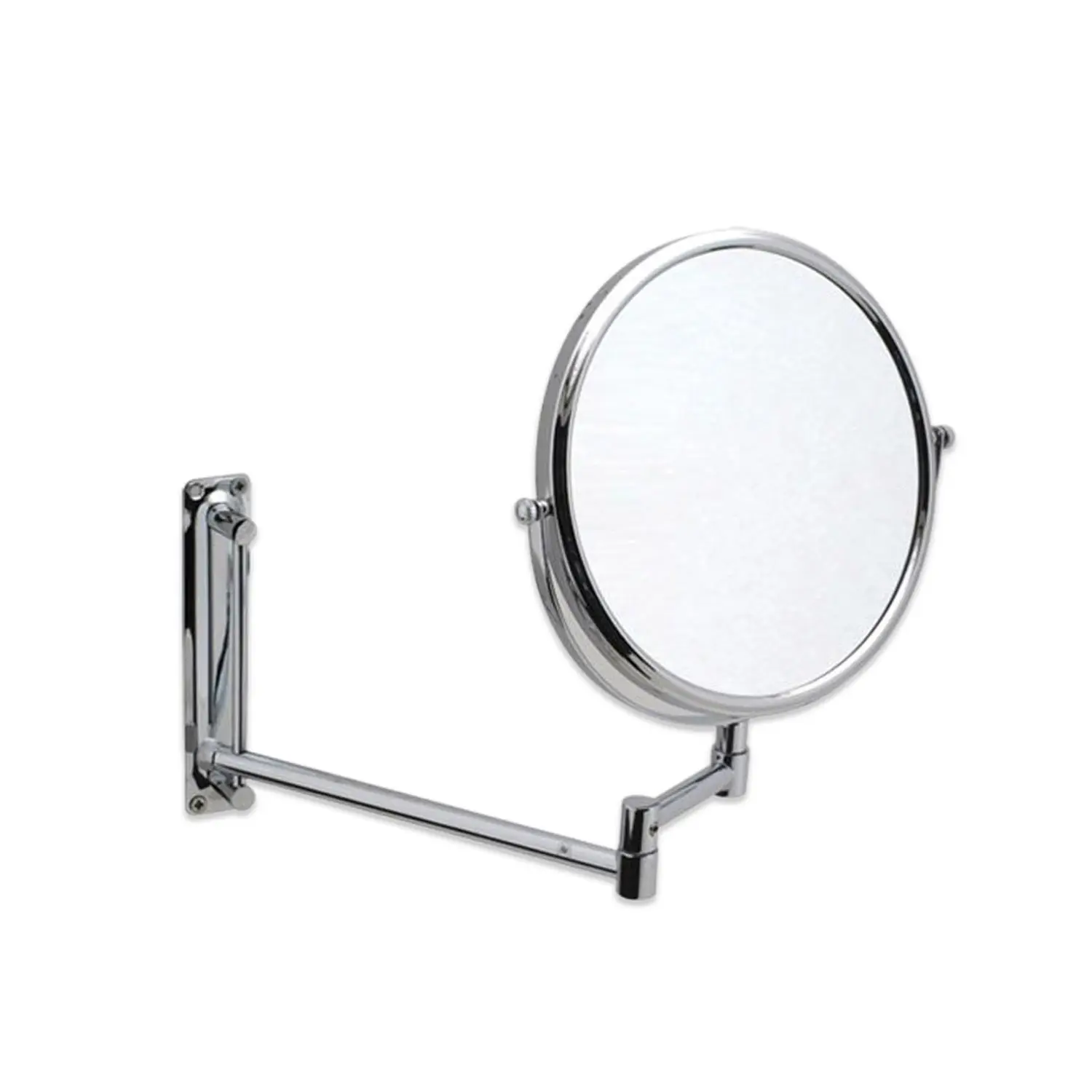 High Quality Double Sided Swivel Mirror 3X - 4X Magnification Make Up Mirror With Silver Style Wall Mounted Best Price Hot Sale