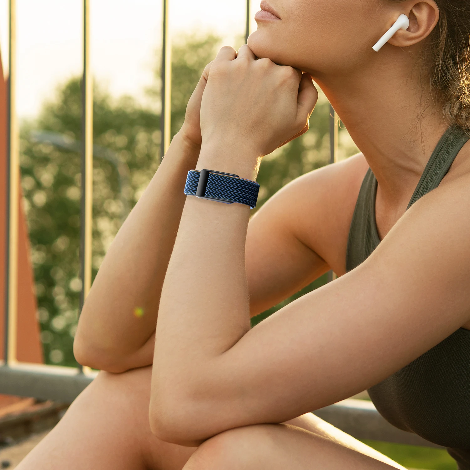 Premium Quality Band Fitness Tracking Odor Resistant  Whoop Strap Band Breathable Nylon whoop watch band 4.0 sport style