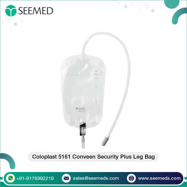 Simple Design Medical Consumables Coloplast 5161 Conveen Security Plus Leg Bag/ Urine Collection Bag at Best Price