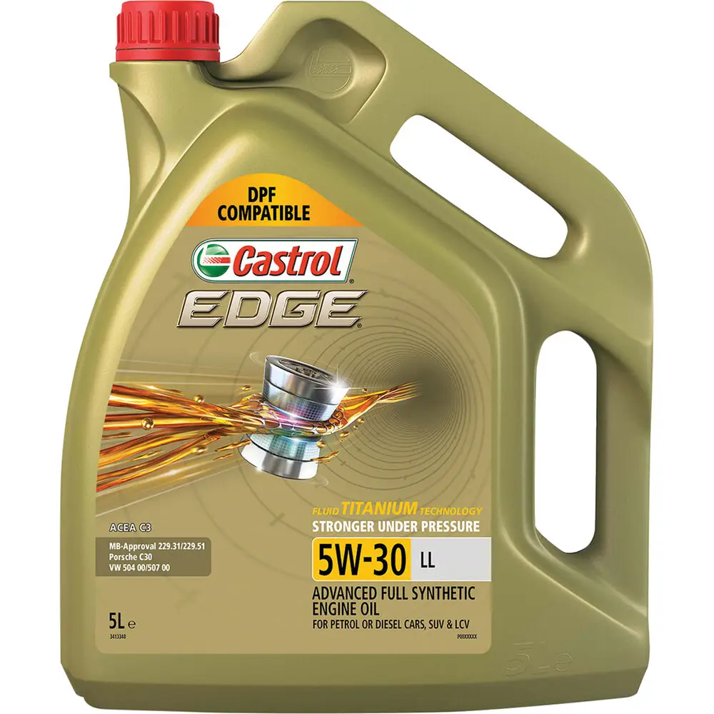 Полностью синтетическое моторное Масло Castrol EDGE 5W30 5 л/Castrol Edge 5W-30 C3, 5 кварт, 3 упаковки