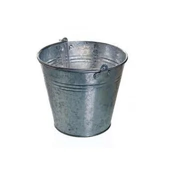 Round Galvanized Tubs Small Size Metal Pails Bucket With Handle For Garden Pots & Planters Bucket Flower Pots