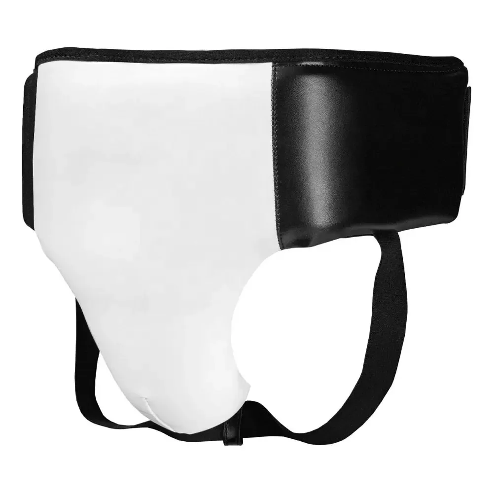 Groin Protector For Boxing Muay Thai Training Gear Men Leather Boxing Groin Guard