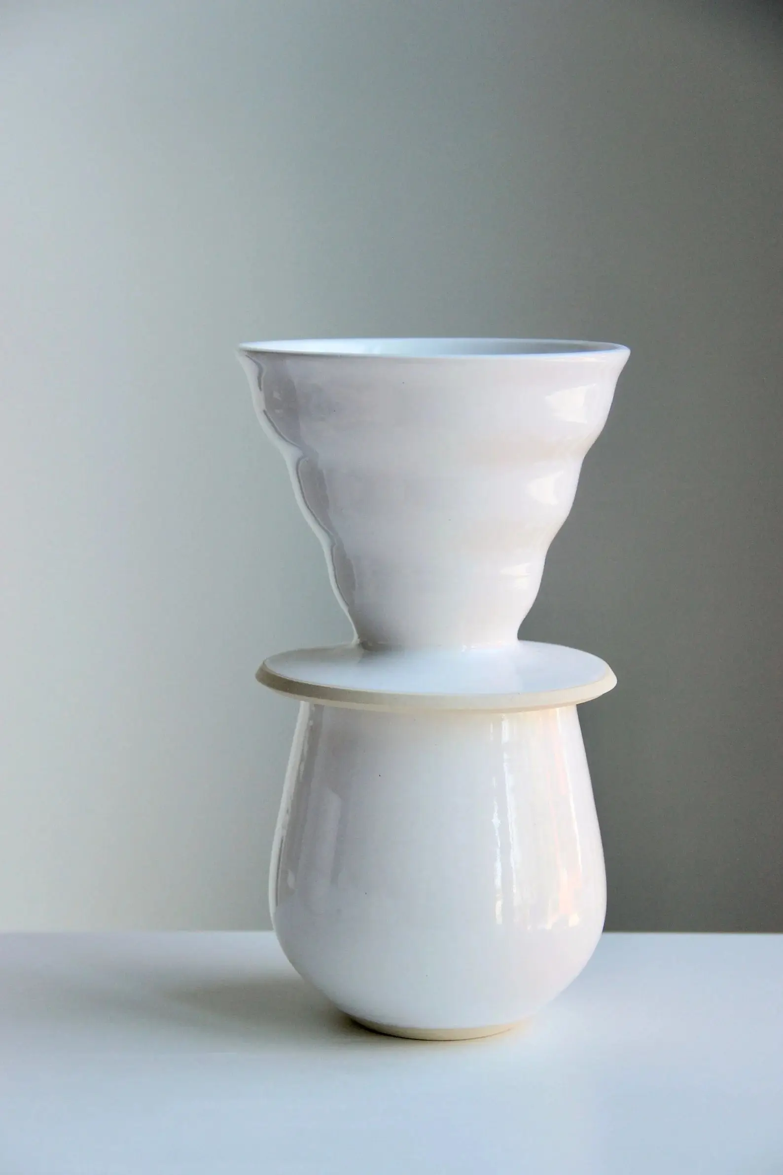 Coffee Accessories Filtro Tasse De Cafe Kahve Fincani Tasse Wholesale Custom Ceramic Coffee Filter Dripper Tumbler Cup Set