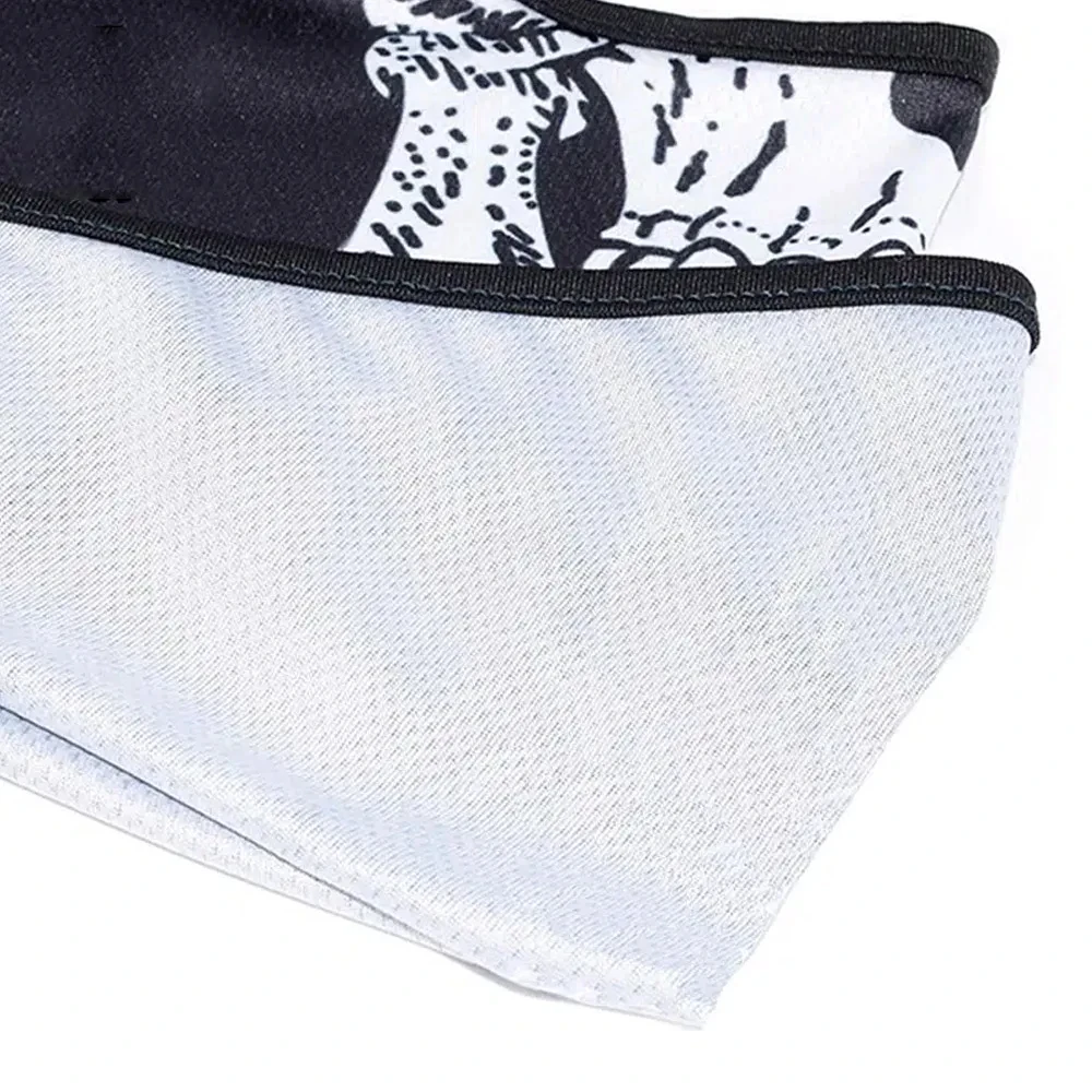 Halloween Skull Print Balaclava Costume Ghost Full Face Bike Face Mask Outdoor Motorcycle Riding Men Hat Ski Caps