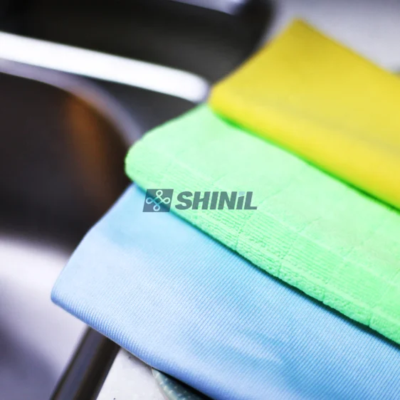 Cleaning product microfiber cloth car polishing cloth absorbent kitchen Korea Factory supplier customized rags