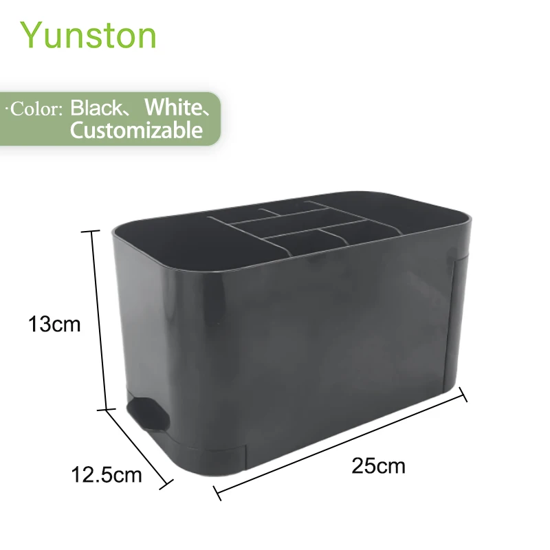 Wholesale newest ABS plastic multifunctional bathroom toothpaste toothbrush cotton swabs cosmetic cotton pad storage box