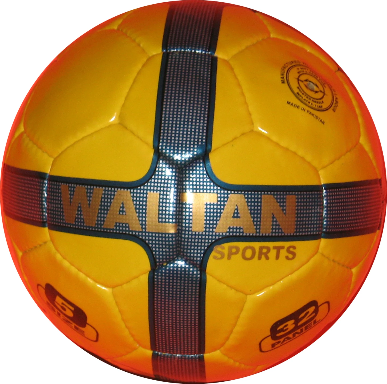 Waltan Sports Promotional Soccer ball PVC TPU PU Size 5 Machine Stitched