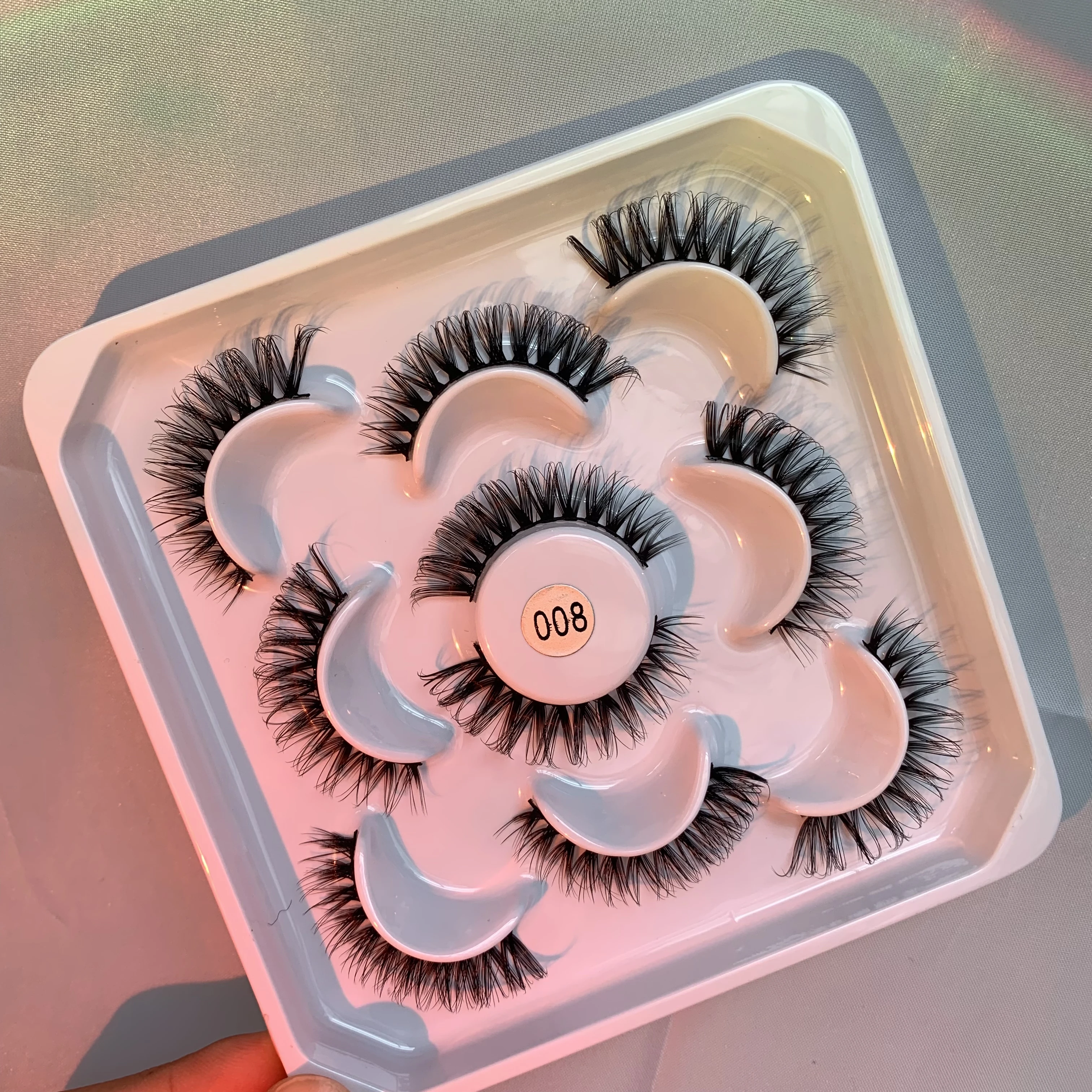 false eyelashes faux mink lashes customized 15mm 20mm D curl Russian strip eyelashes lashes 3d faux mink cat eye lashes