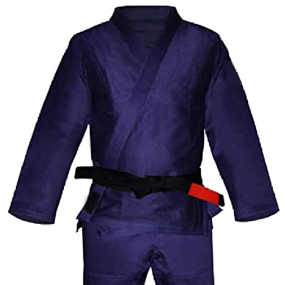 Factory Price Custom Logo Martial Arts Judo BJJ Gi Kimono Jiu Jitsu Suit Martial Arts Wear Blue Color BJJ GIS