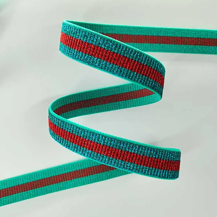 Custom Jacquard Woven Trim Peter sham Waistband Tape Elastic Fancy Elastic Band for Clothing