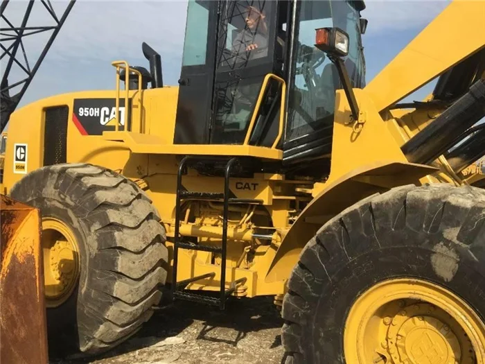 Высокое качество дешевые подержанные колесный погрузчик CAT950H для продажи в Шанхае Китай