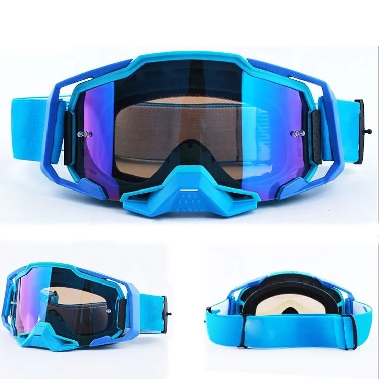 Custom Logo OEM Manufacturer Wholesale Motorcycle Racing MTB Mx Sports Sunglasses Moto Atv Dirt Bike Glasses Motocross Goggles