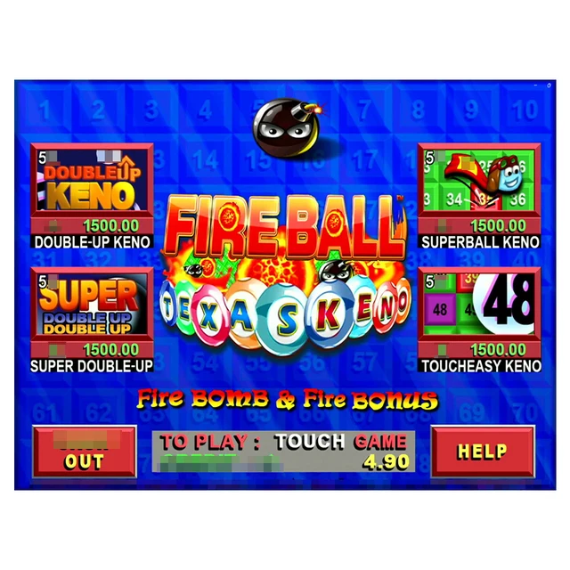 Игровой игровой автомат Fire ball fireball keno