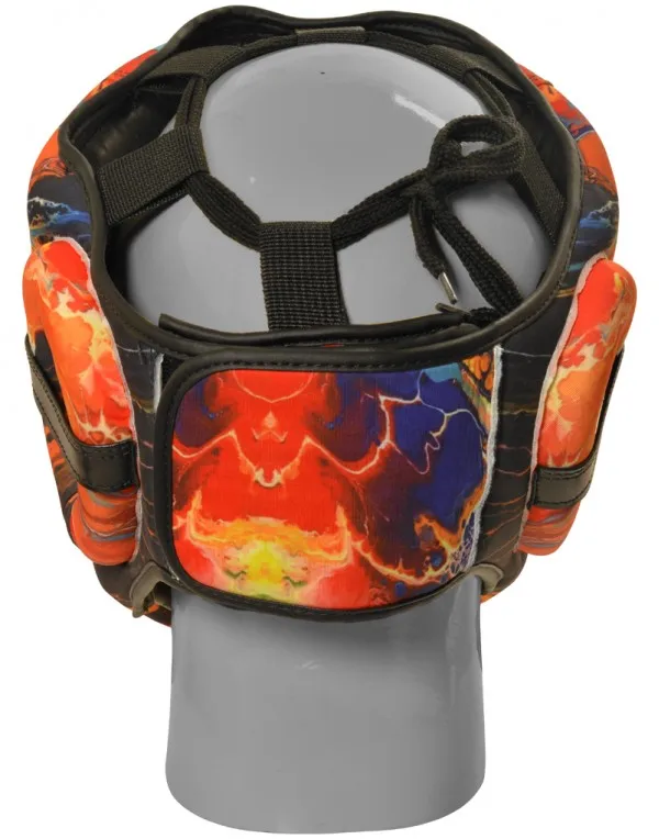 High Quality Boxing Gear Neoprene Head Guard with Leather PU and EVA Materials for Fitness Taekwondo Protection Washable