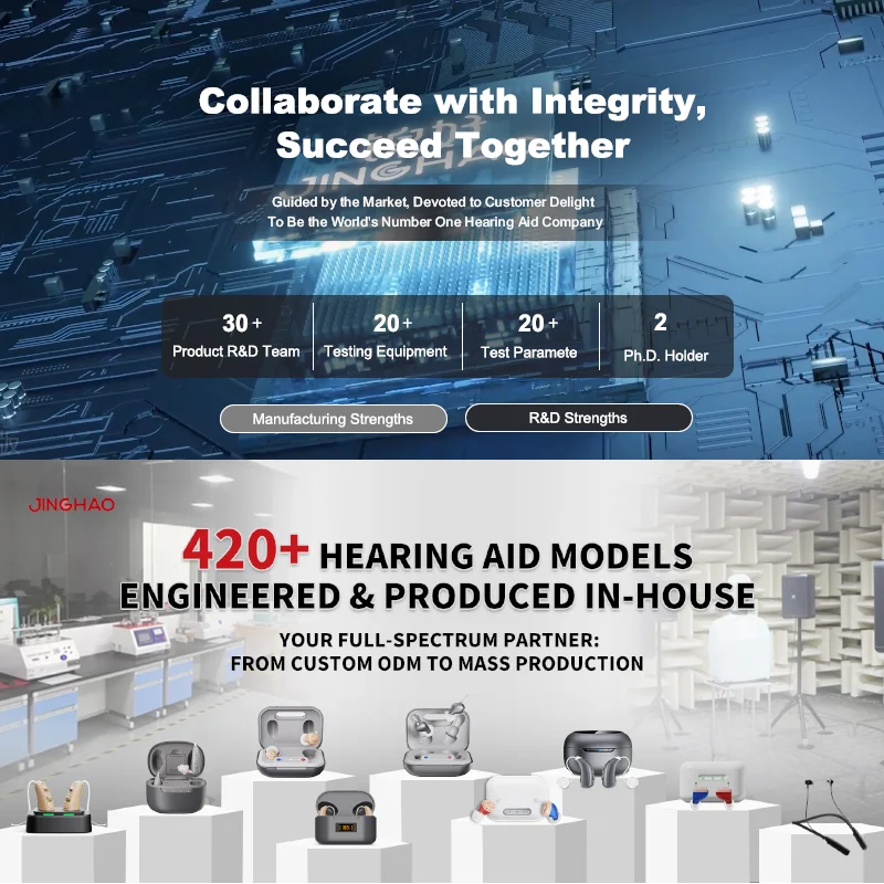 JINGHAO Китай DW2 новый продукт легкий RIC BTE Цифровые слуховые аппараты перезаряжаемые