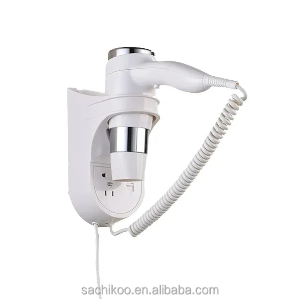 1850W Quality High-End Hotel Bathroom Wall Mounted Hair Dryer