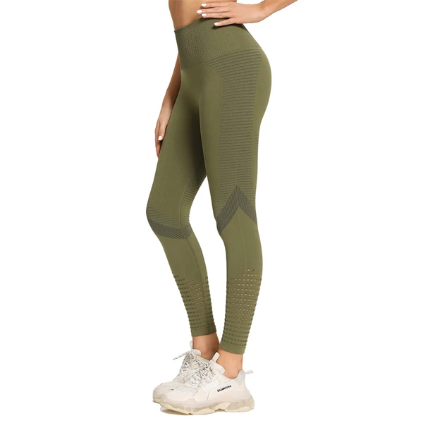 Latest Leggings For Women Custom Logo Fitness Gym Wear Women Leggings Yoga Sports Tights Workout Running Ladies Seamless Tights