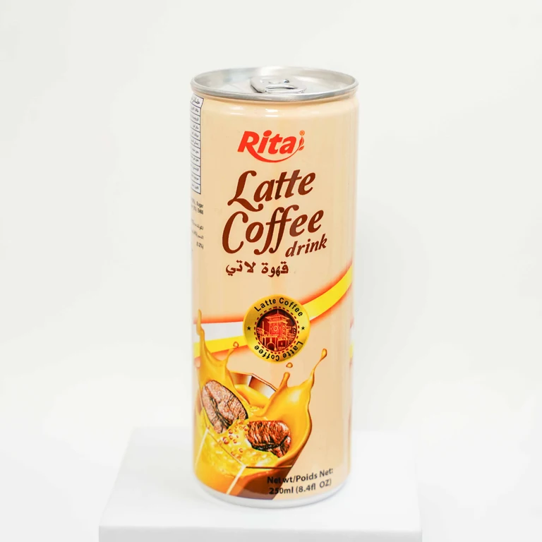 Supplier RITA Latte Coffee Drink Lacstose Free Factory Price 100% Customized coffee robusta arabica coffe drink OEM BRC HALAL