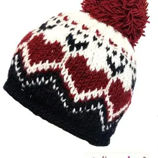 Bennie Gray Woolen Caps Custom Design Plaid and Stripe Knitting Cap for Winter for Travel Business 100% Wool Designer Logo