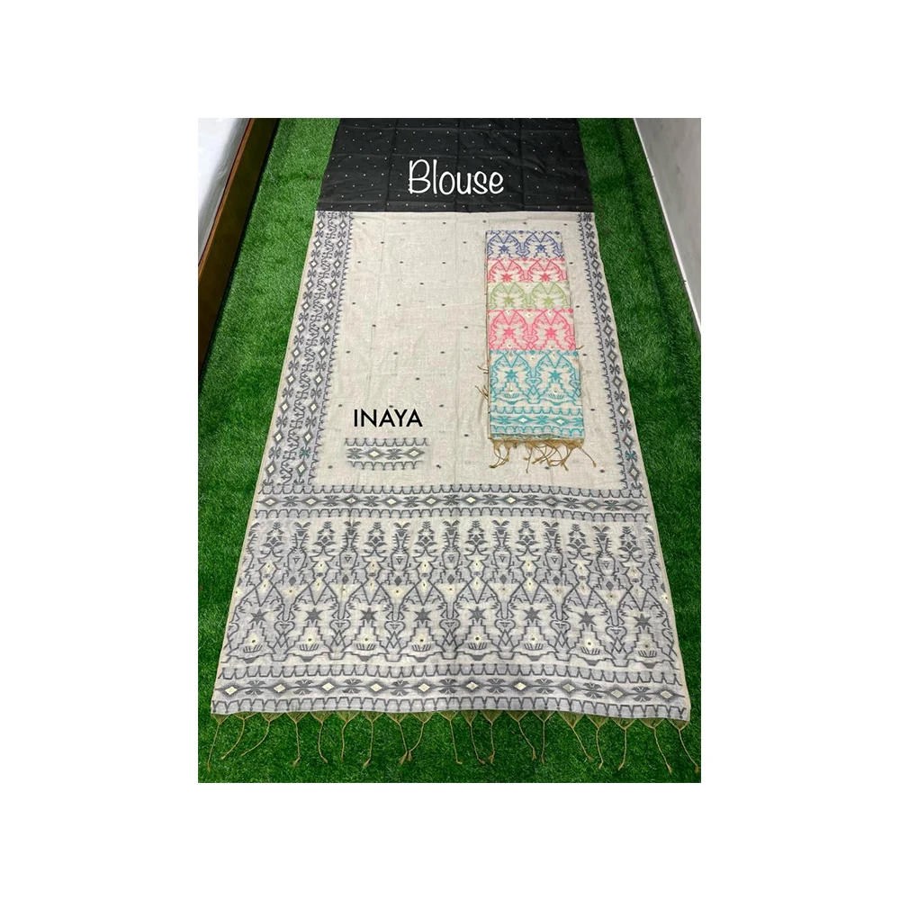 High On Demand Factory Price Cotton Saree for Party and Wedding Wear Available at Affordable Price from India