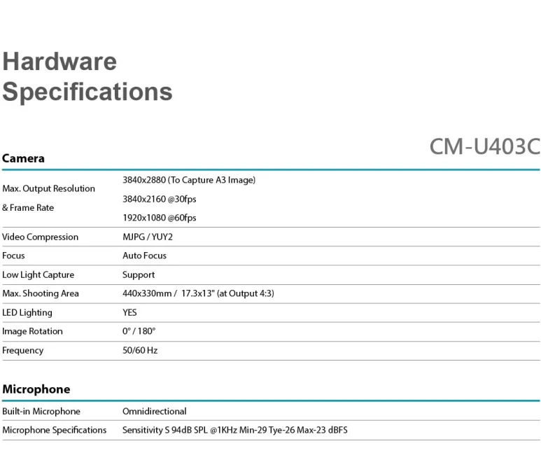 visual presenter mini document scanner USB camera for teachers 4k Camera a3 document scanner table document scanner
