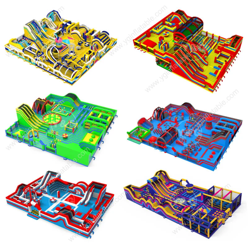 Y&G Factory games for kids inflatable bounce park Large outdoor inflatable amusement equipment amusement park inflatable