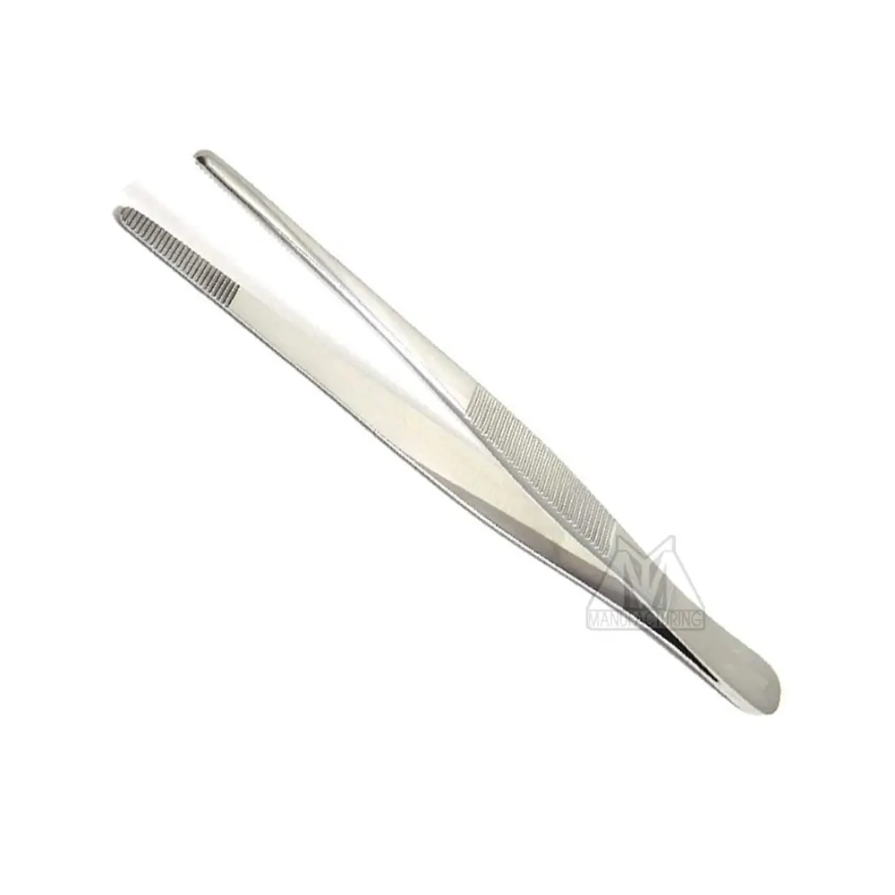 Stainless Steel Surgical Tweezers Custom Made Straight Surgery Surgical Tweezer