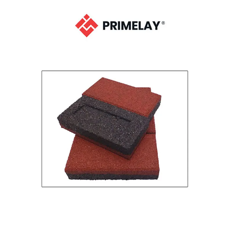 Reputed Manufacturer of Top Quality Widely Selling Anti Slip Outdoor Flooring Rubber Brick Pavers for Garages, Balconies