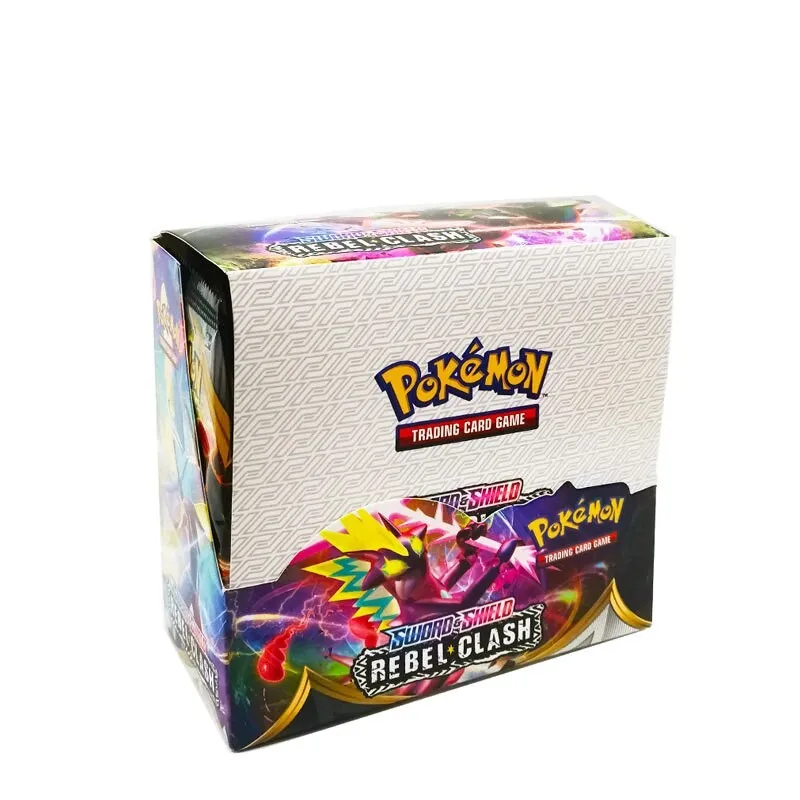 324/360Pcs Pokmon English French Spanish TCG: Hidden Fates Evolutions Booster Collectible Trading Card Game Interactive Toy
