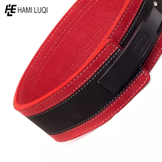 Premium Strength Custom 13mm Leather Powerlifting Lever Belt Personalized Gym Training Weightlifting Equipment