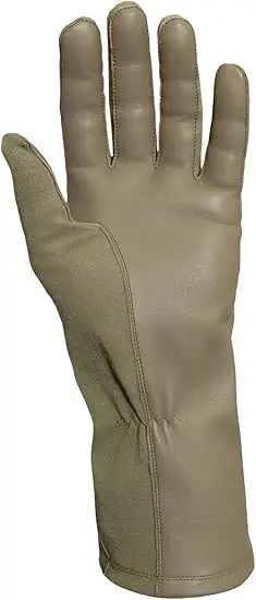 Nomex Tan Color Pilot Tactical Flyer Flight Firefighter Gloves for Personal Defense Equipment