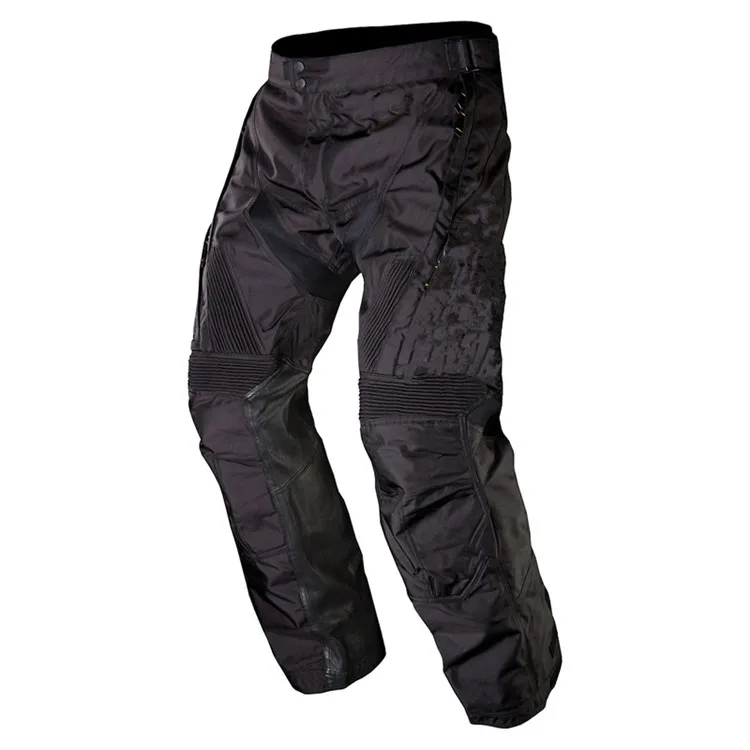 Men Motorcycle Mesh Pants Full Leg Zipper Riding Pants power sports Protective Armored CE   Over The Boot Motocross Pants