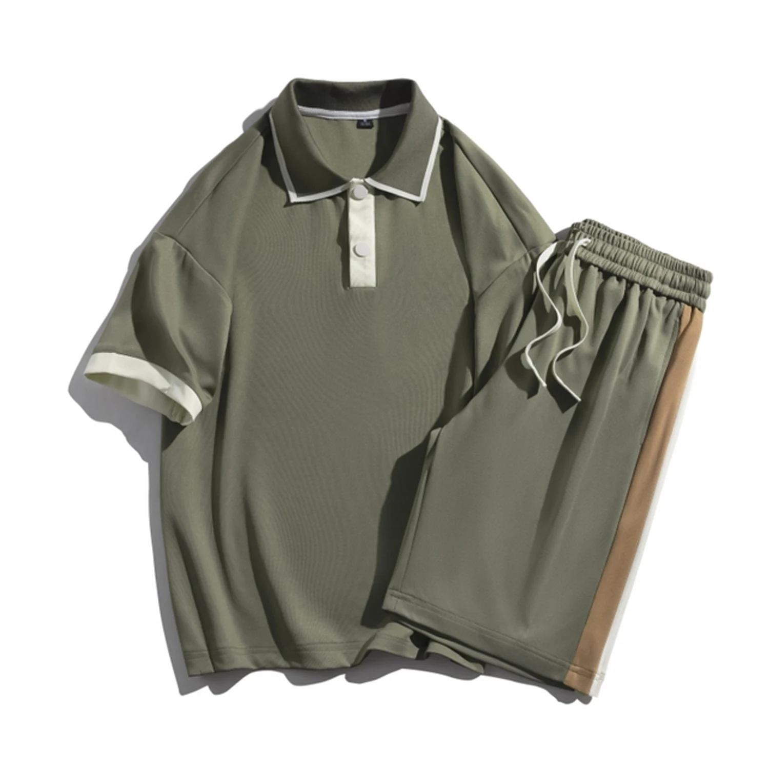 Sublimation Tiger Fitness Short Sleeve Sports Suit Jogging Sportswear Quick Dry Tracksuit Workout Clothes Men Shirt And Short