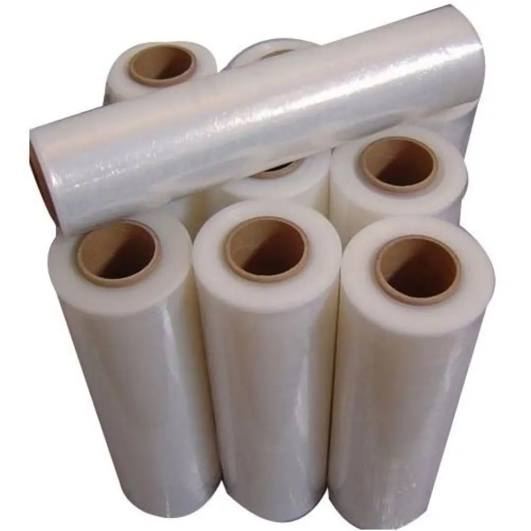 Wholesale Supplier PE Plastic Lldpe Stretch Film Roll Polyethylene Super Strong Tensile Strength Pallet Wrapping Film