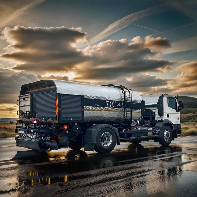 Bitumen Emulsion Spraying Machine Truck Mounted for Asphalt Repair ABS-8000