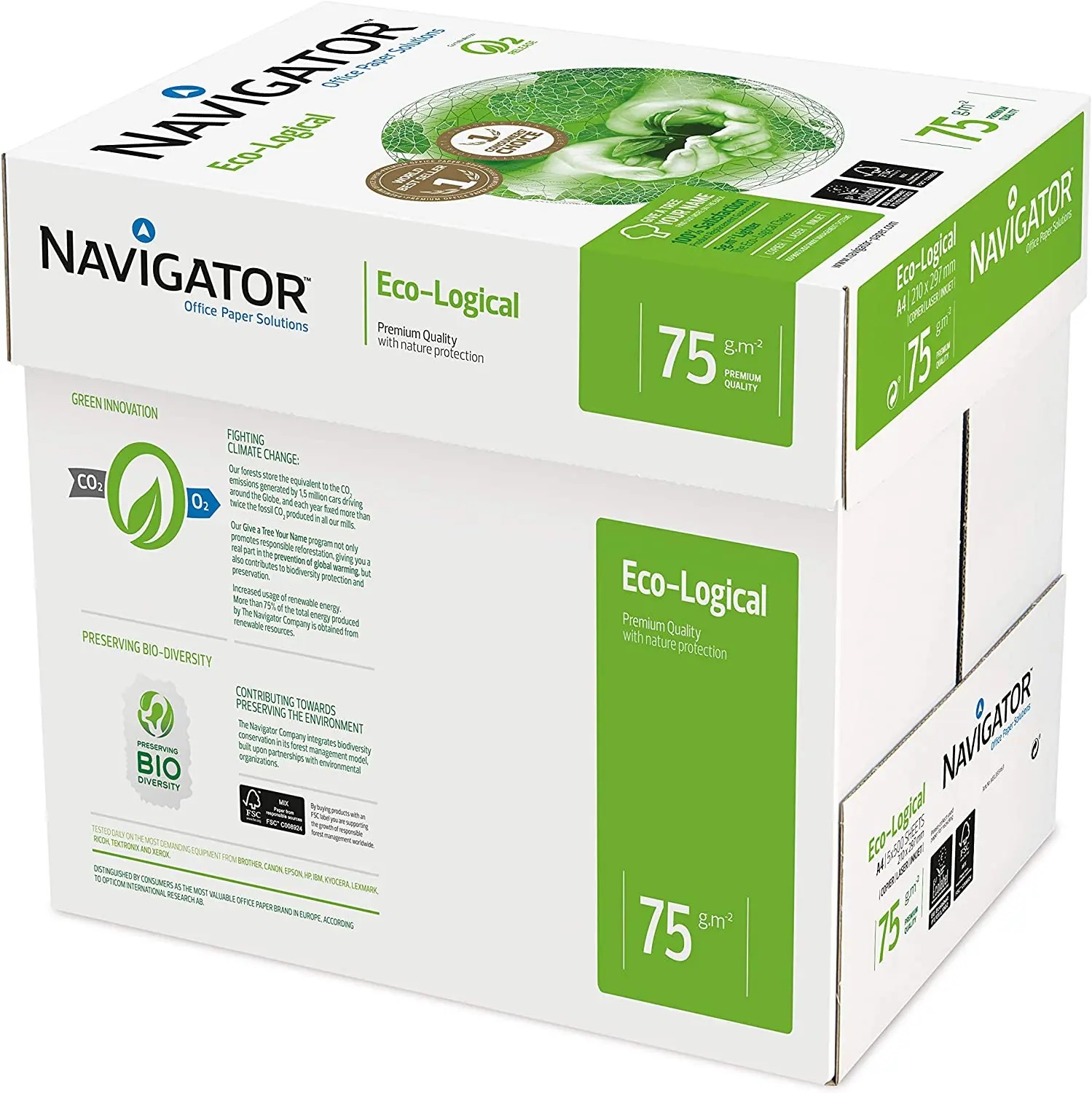 wholesale Wood Pulp Navigator Paper white A4 size 500 sheets /Navigator A 80 gsm a4 paper for sale
