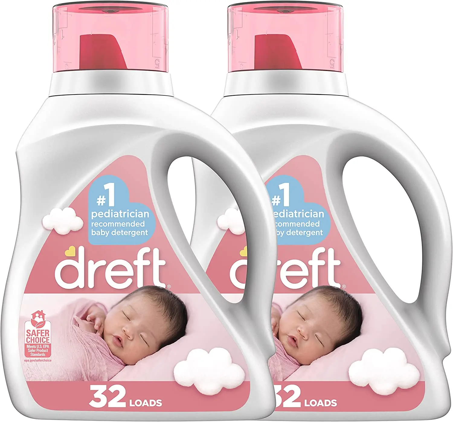 Buy With Confidence Dreft Stage 1: Newborn Hypoallergenic Baby Laundry Detergent Liquid Soap (HE), Natural for Baby, Newborn
