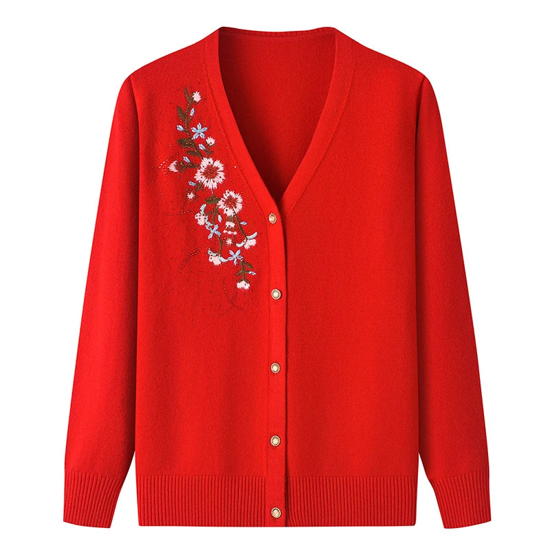 Women Casual Long Sleeve Loose Knitted Sweater Coat breathable Fashion Oversized high quality  Tops Solid Vintage Clothing