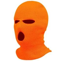 Custom Budget Plain Knitted Full Face Cover Blank Skimask 3 Hole Winter Hat Ski Mask Balaclava