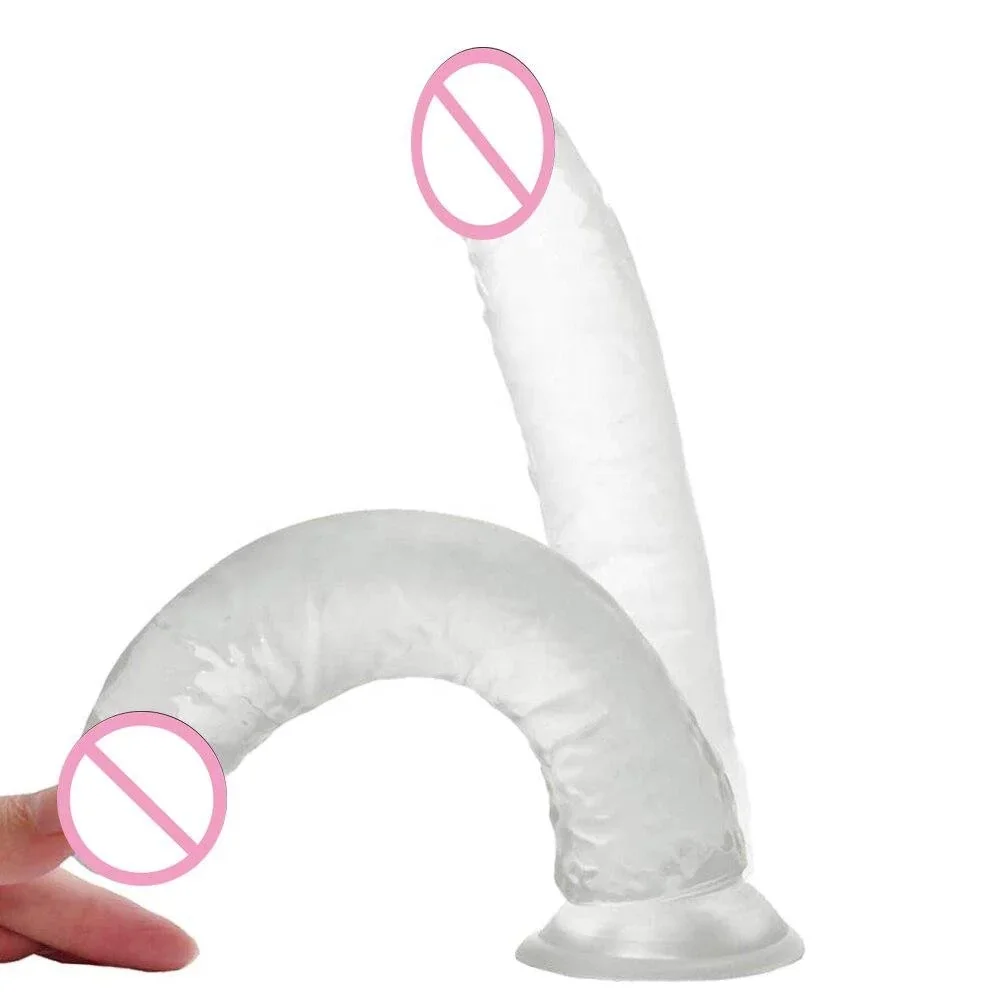 Hot Sale Sex Toys in India For women Silicone Transparent dildo for women Realistic Flexible Female Masturbator +91 9618678282
