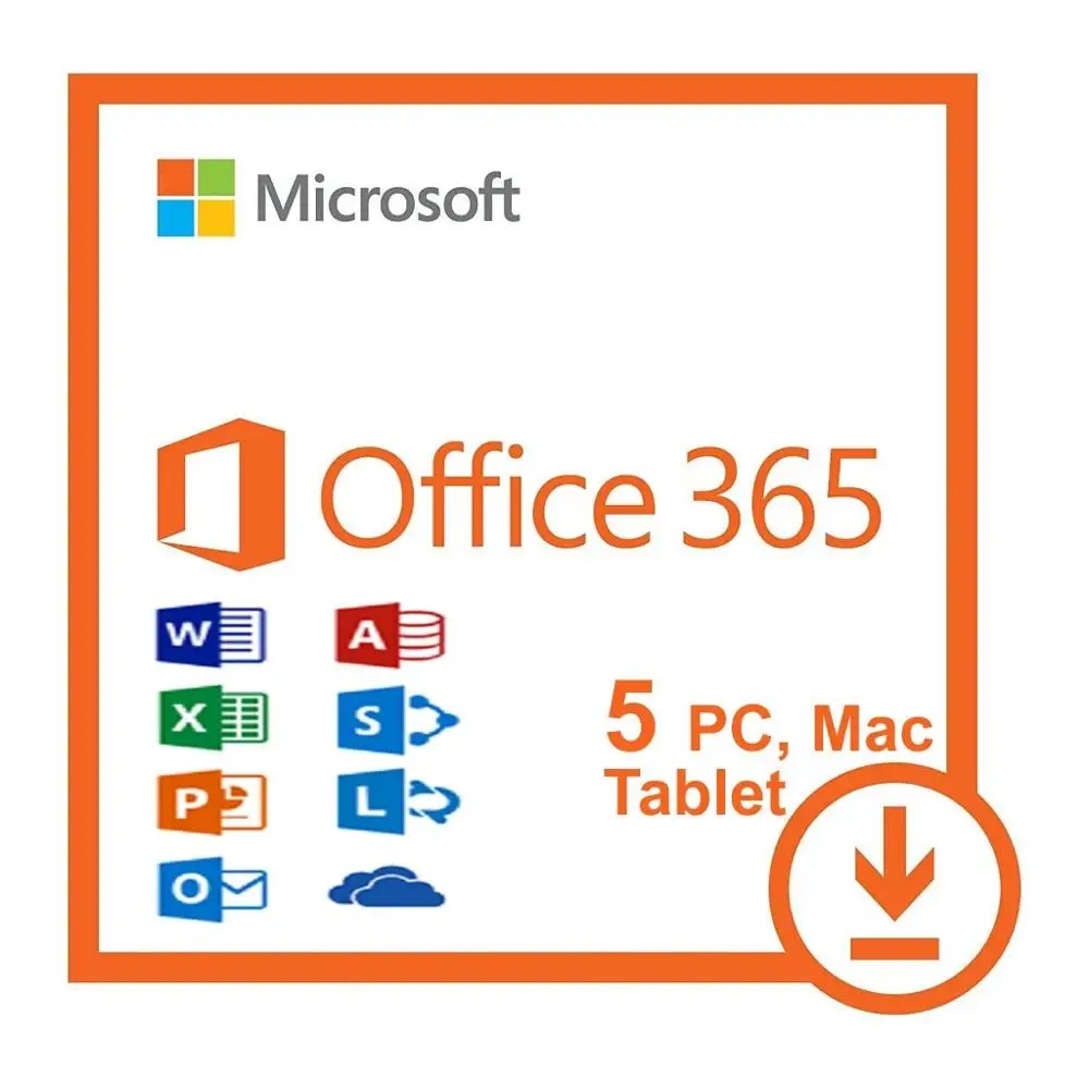 Customize Name Office 365 Account+Password Lifetime License For 5 Pc And Mac 100% Online Activation Account+password