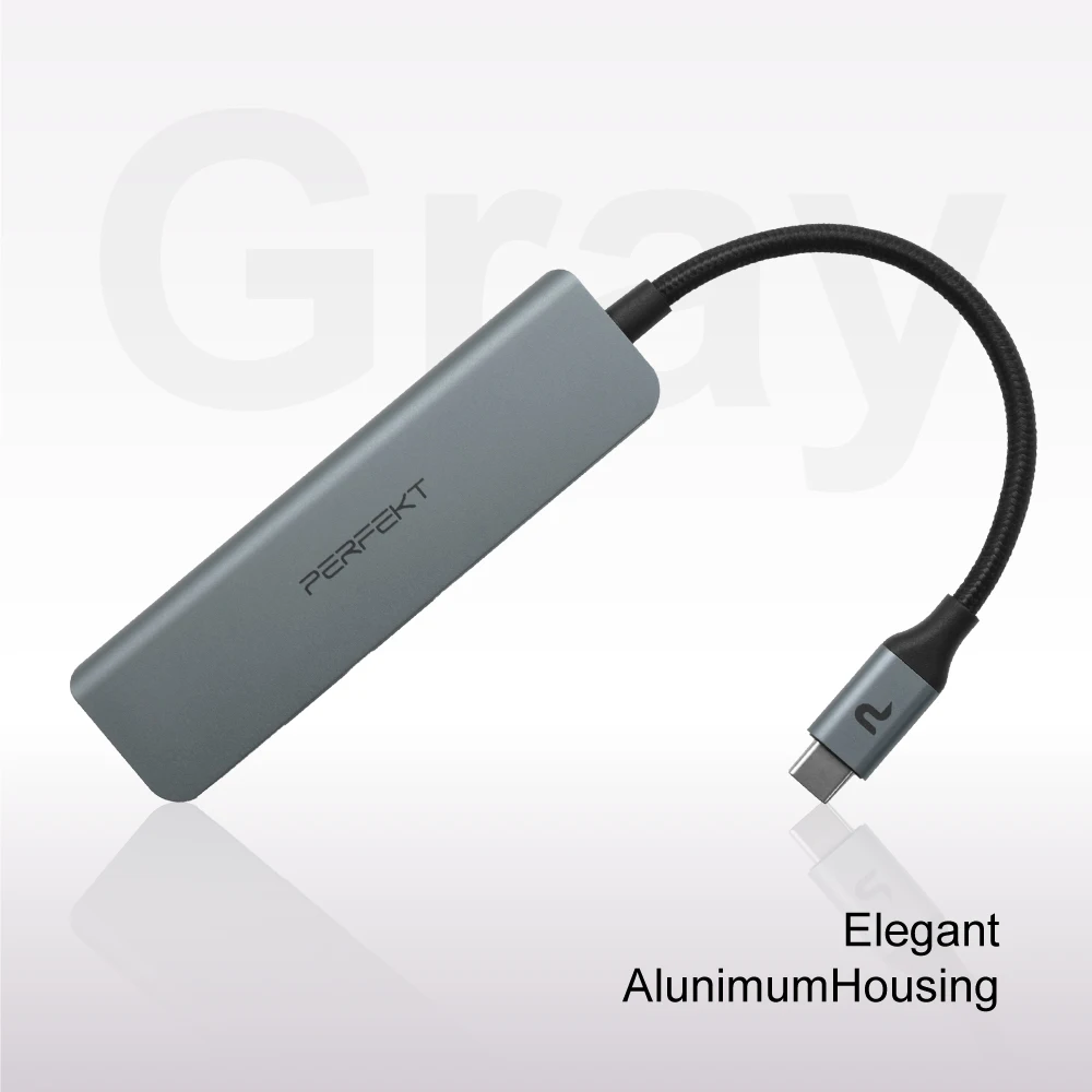 5-in-1 4K60Hz HDMI USB 3.2 Compact Hub