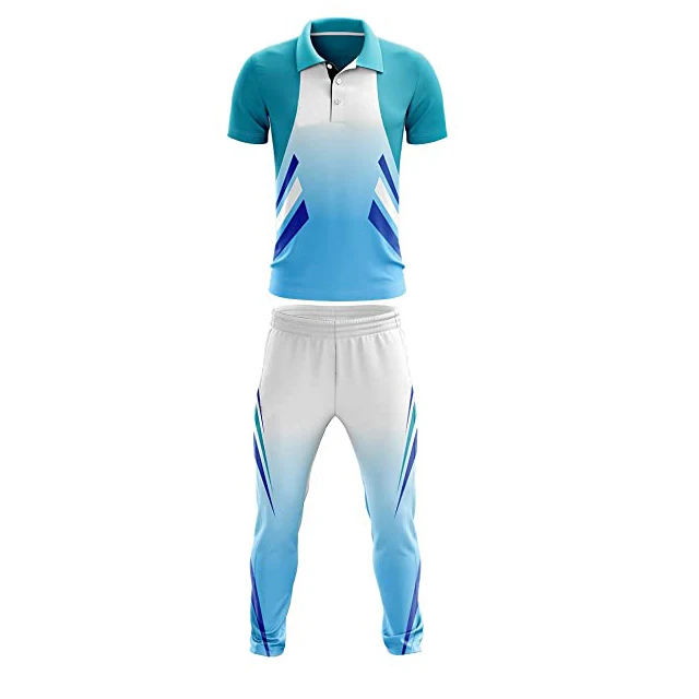 Hot Seller Make Your Own Design And Logo Cricket Uniforms Sublimated Polo Shirt Cricket Wear Custom Plain Cricket Uniform