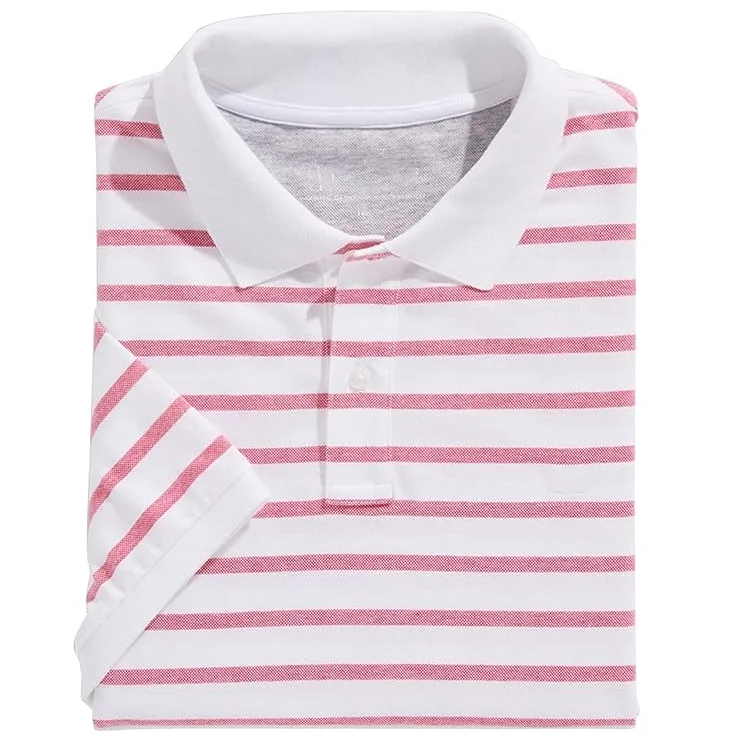 High Quality Wholesale Cheap Customizable Polo Shirt Striped Custom Logo Polo Tee Shirt Custom Print Export From Bangladesh