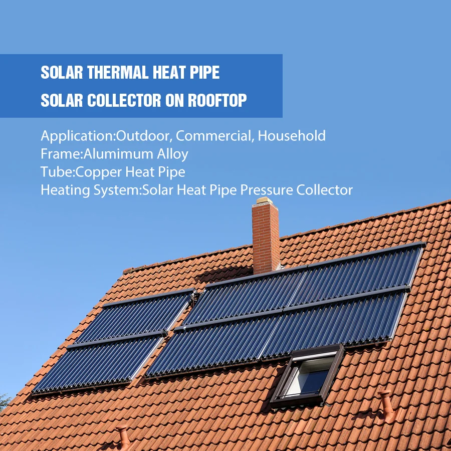 Domestic Solar Hot Water Heater and Under Floor Space Heating Solar Collector Heat Pump Solar Collector Hybrid Heating System