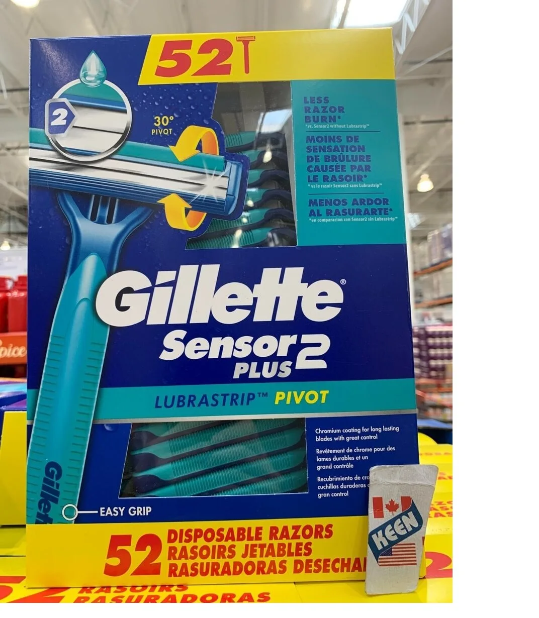 Gillette Sensor2 Plus одноразовая бритва (52 упаковки)