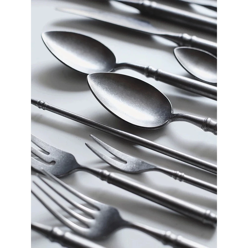 Trending Design Cutlery and Flatware Tea Spoon Fork Stainless Steel Kitchenware Usage With Premium Quality