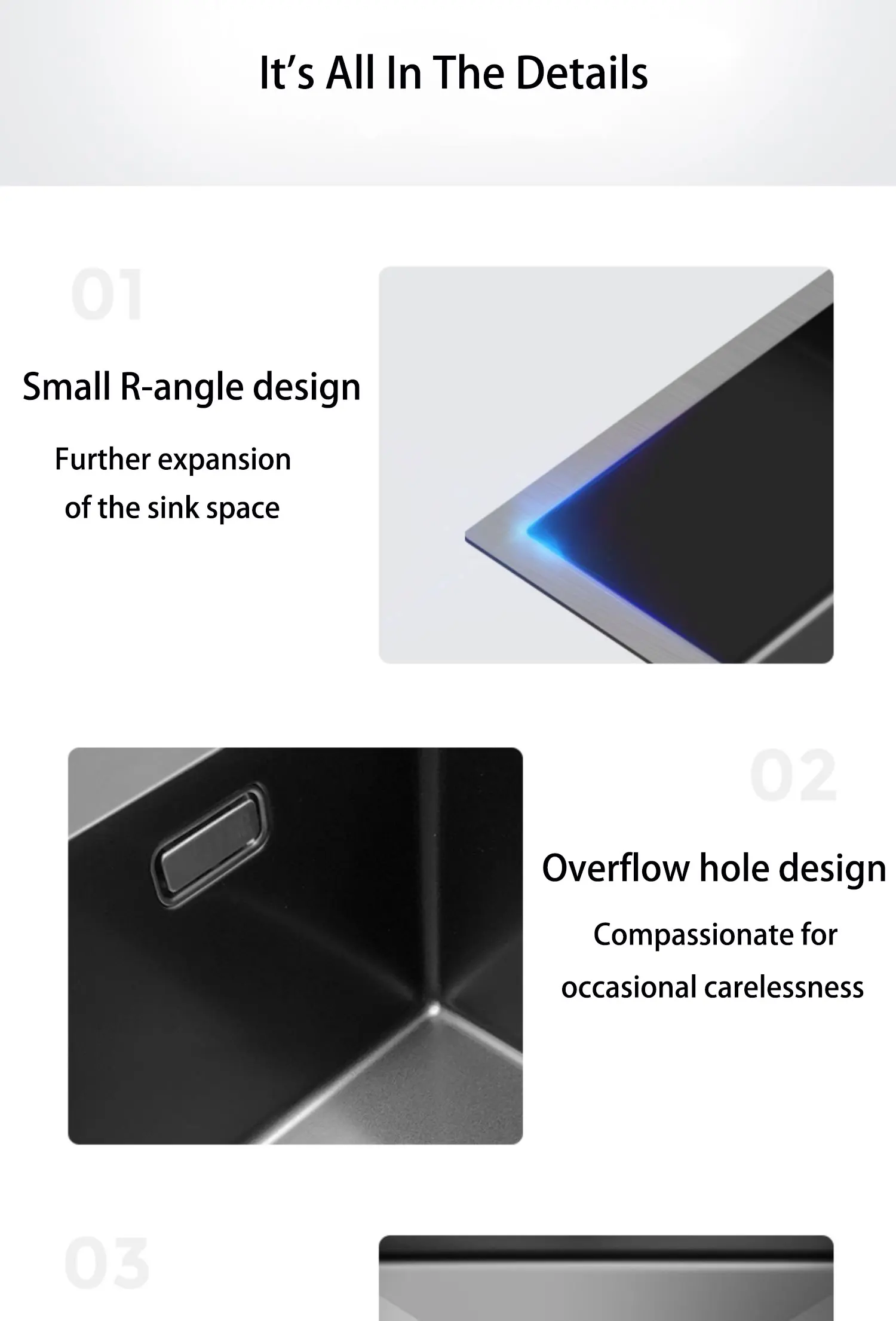High Temperature Disinfection Dryer Ultrasonic Sink Washing Fruit Vegetable And Seafood 3 In 1 Sus304 Kitchen Sink